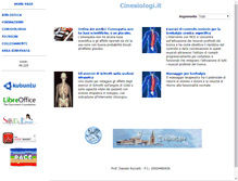 Tablet Screenshot of cinesiologi.it